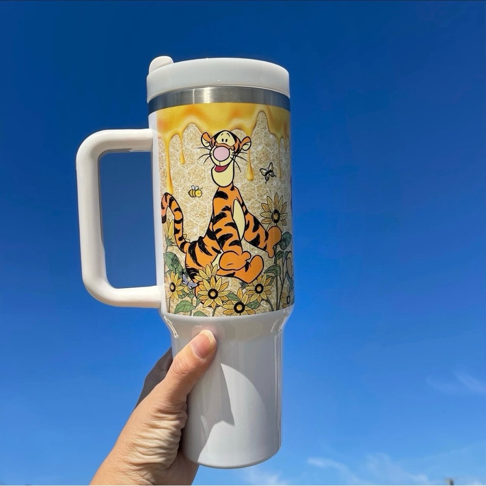 Custom Tumble Disney Winnie the Pooh Brand new 40 oz double wall stainle… - Picture 3 of 5
